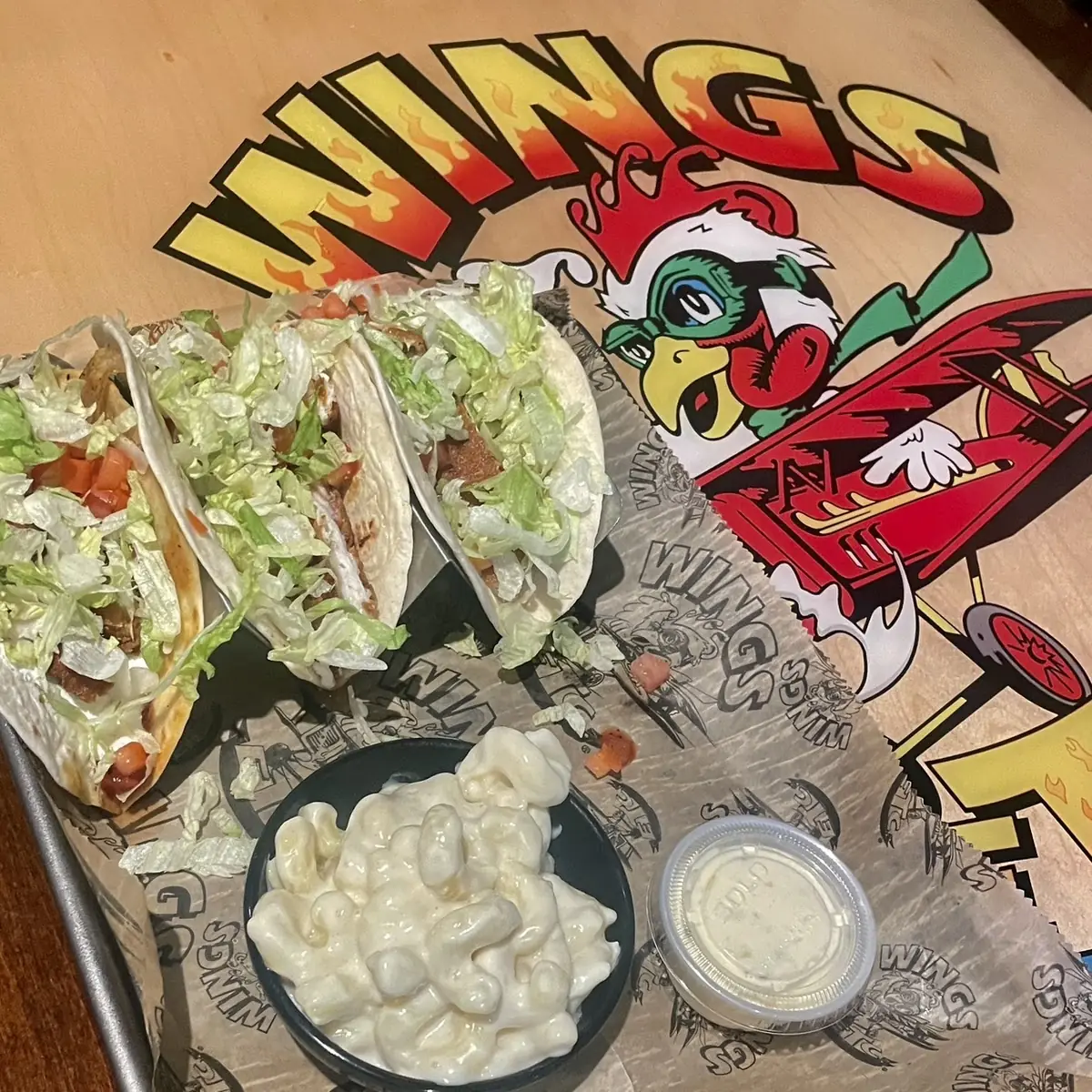Fish Tacos and Mac & Cheese