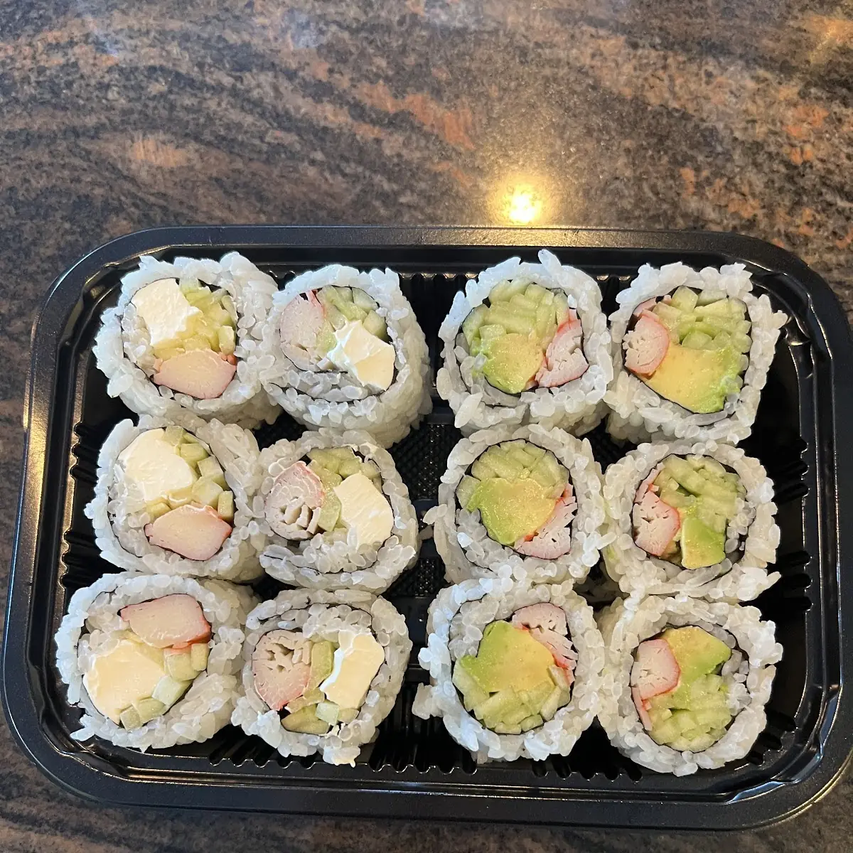 Tri Color Sushi