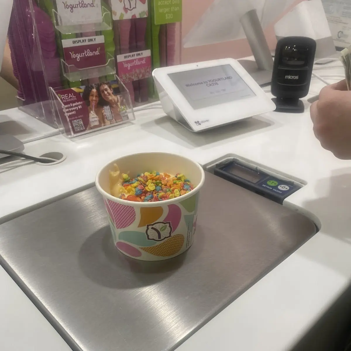 Pine Apple with Fruity Pebbles