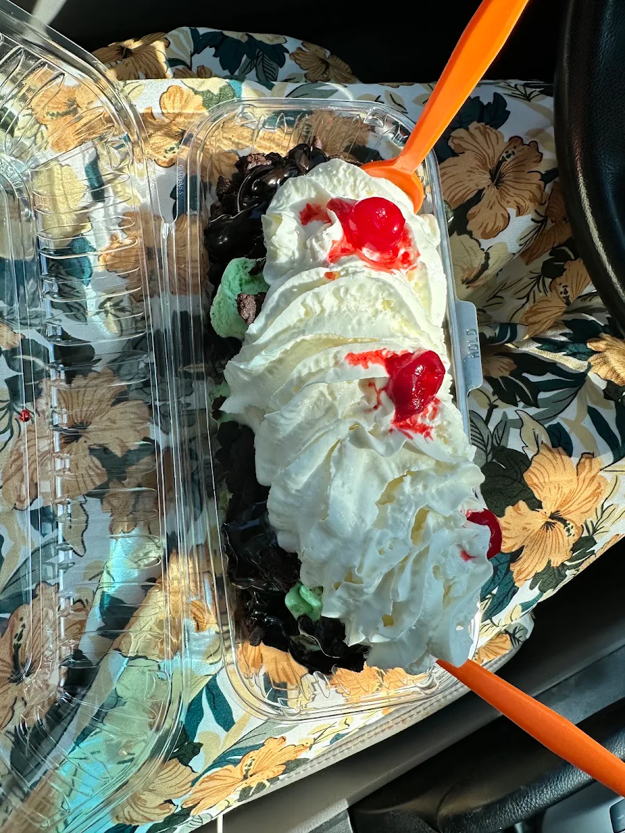 Mint Brownie Sundae