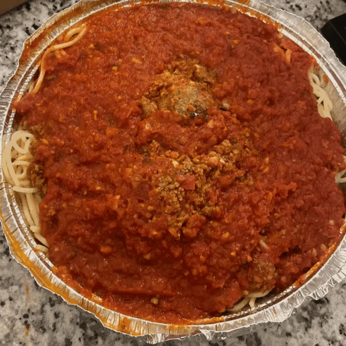 Eggplant Parm with Spaghetti