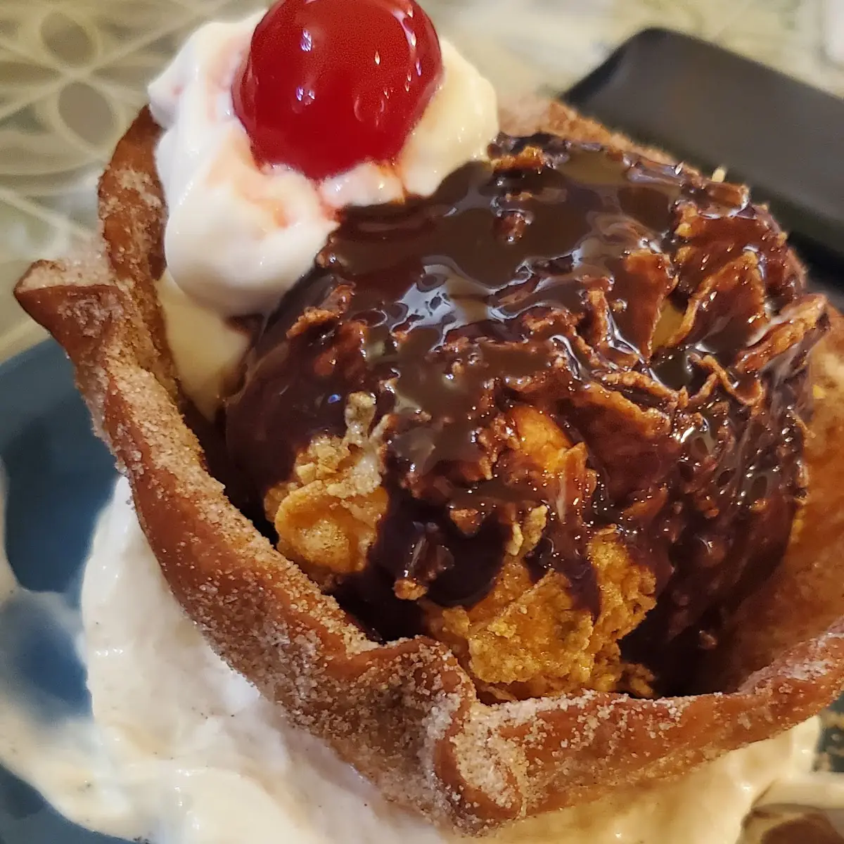 Deep-Fried Ice Cream