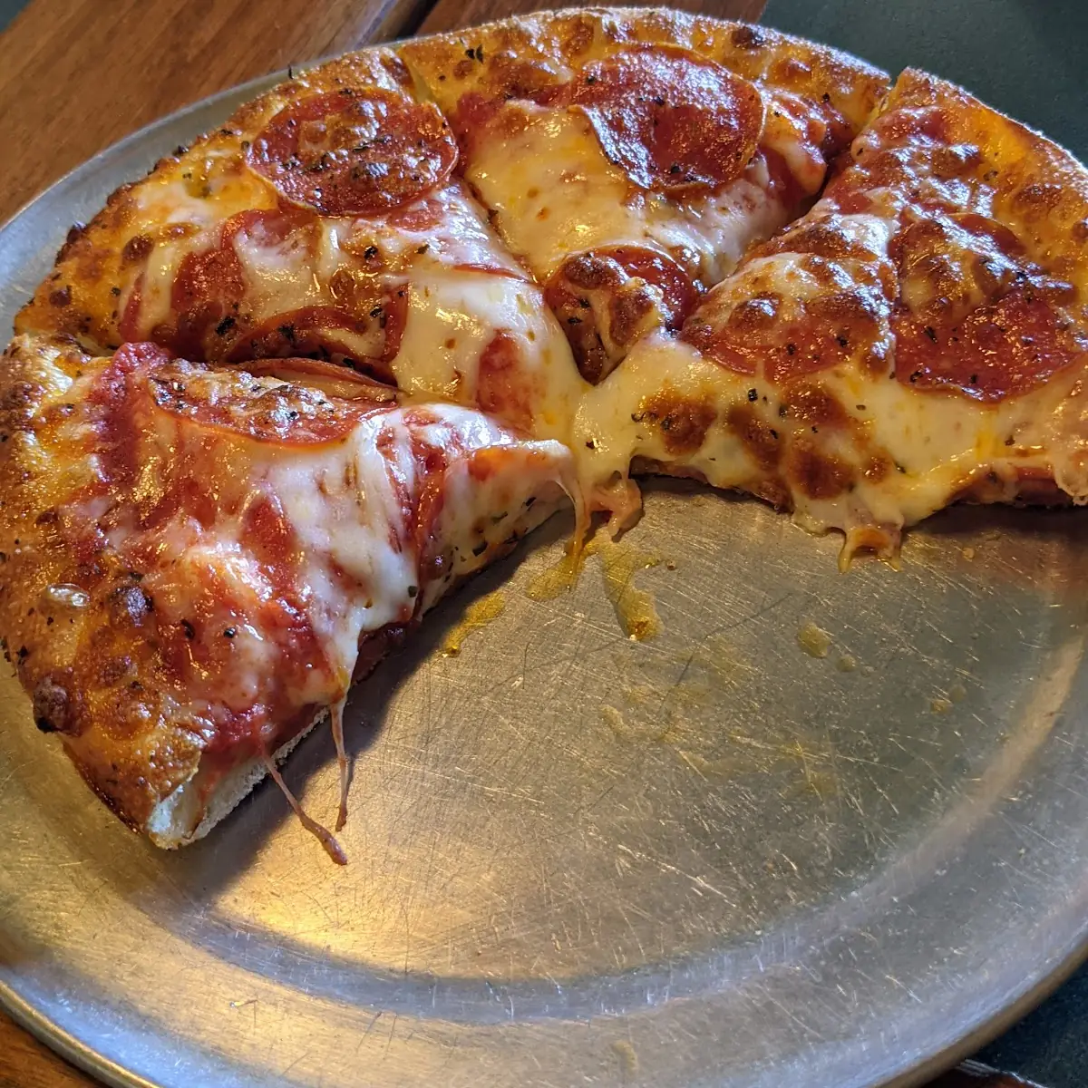 8 Pan Pizza with Double Pepperoni