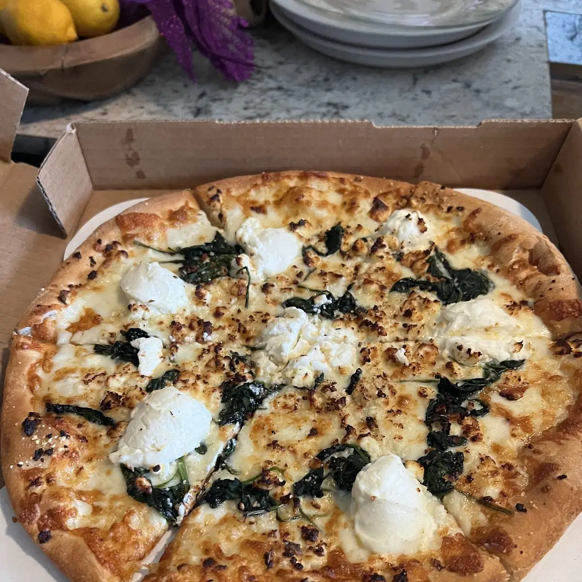 12" White Pizza