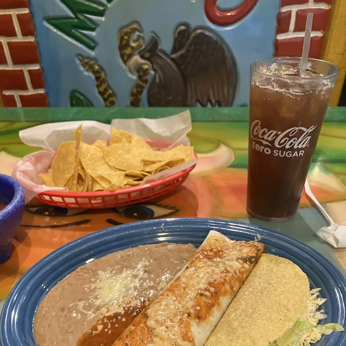 Lunch Combo 1 - Chile Relleno and Taco