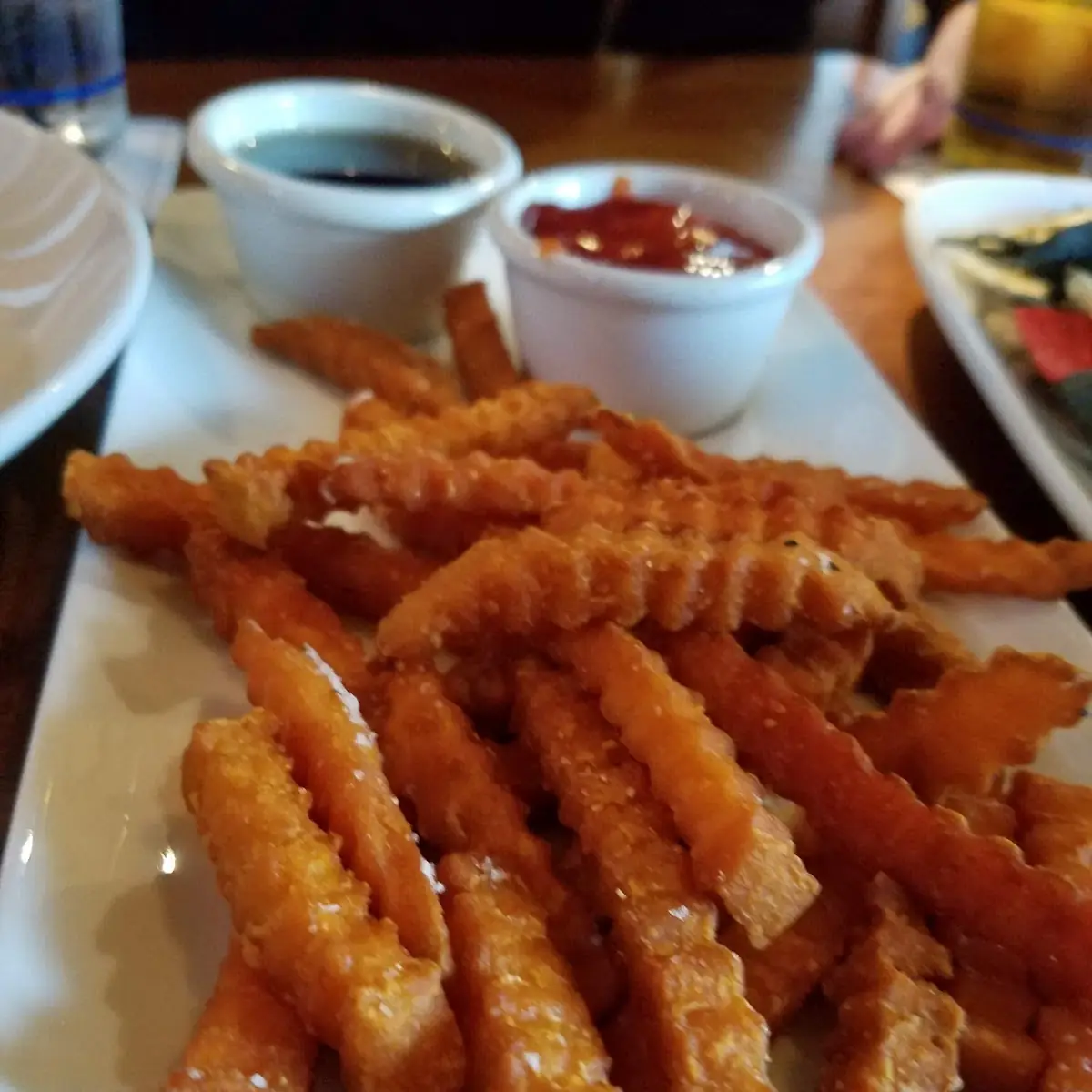 Sweet Potato Fries with Maple Syrup