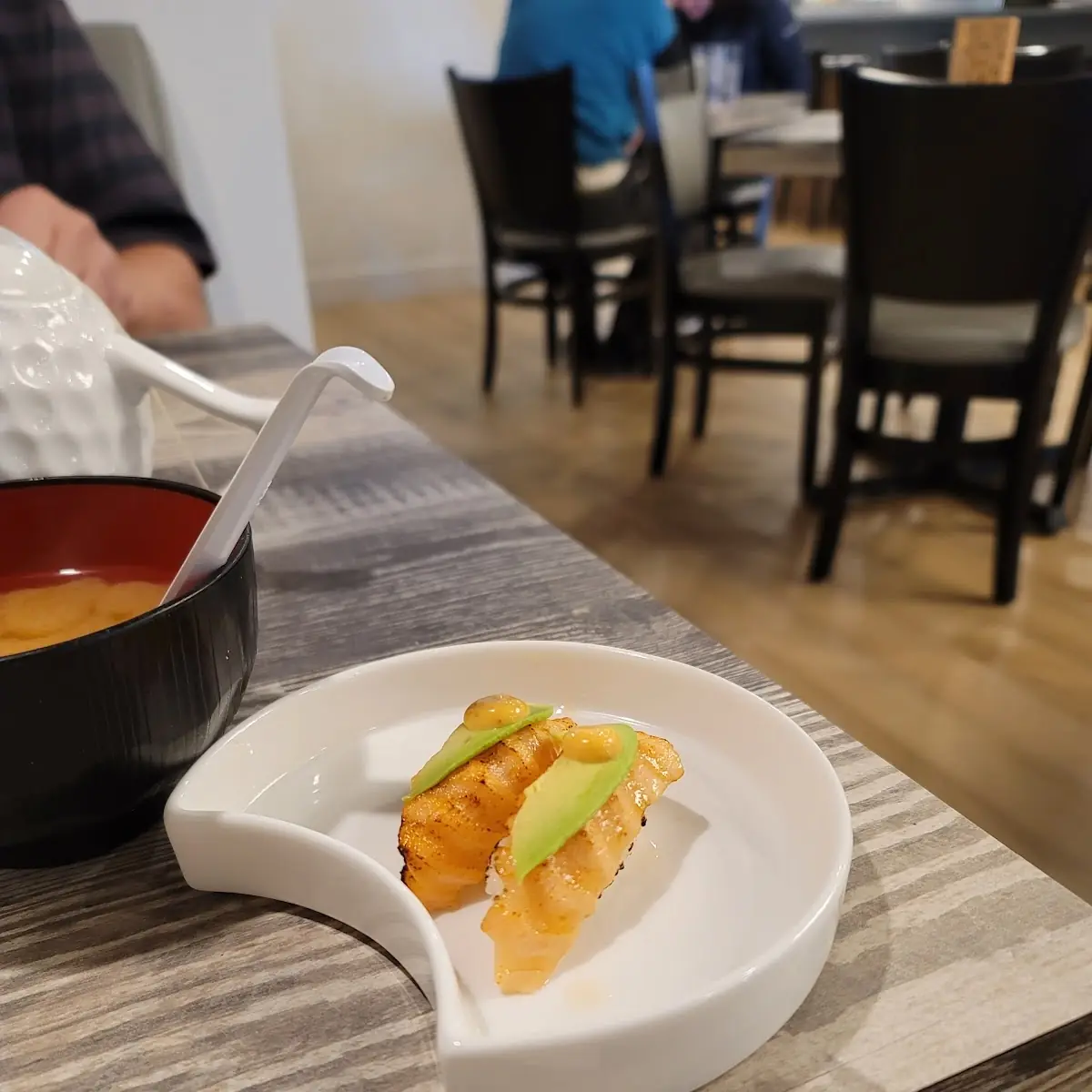 Pan-Seared Salmon Nigiri