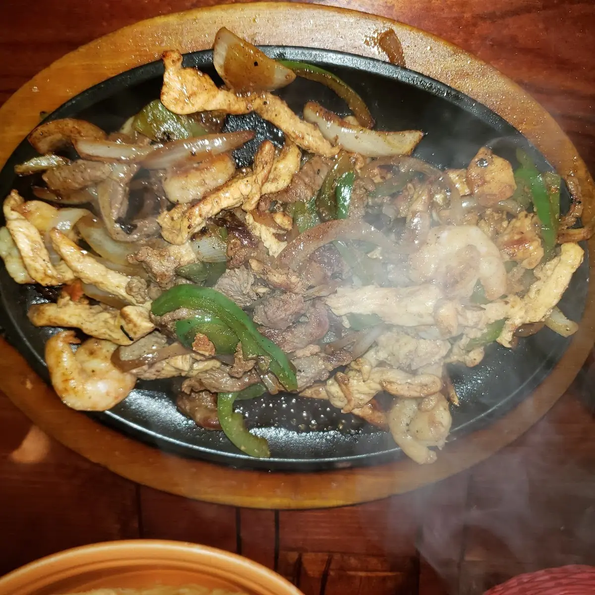 Shrimp Steak & Chicken Fajitas