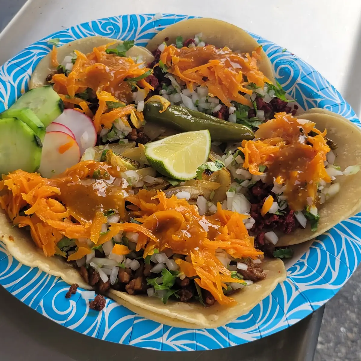 Tacos Asada Pastor Pollo Chorizo