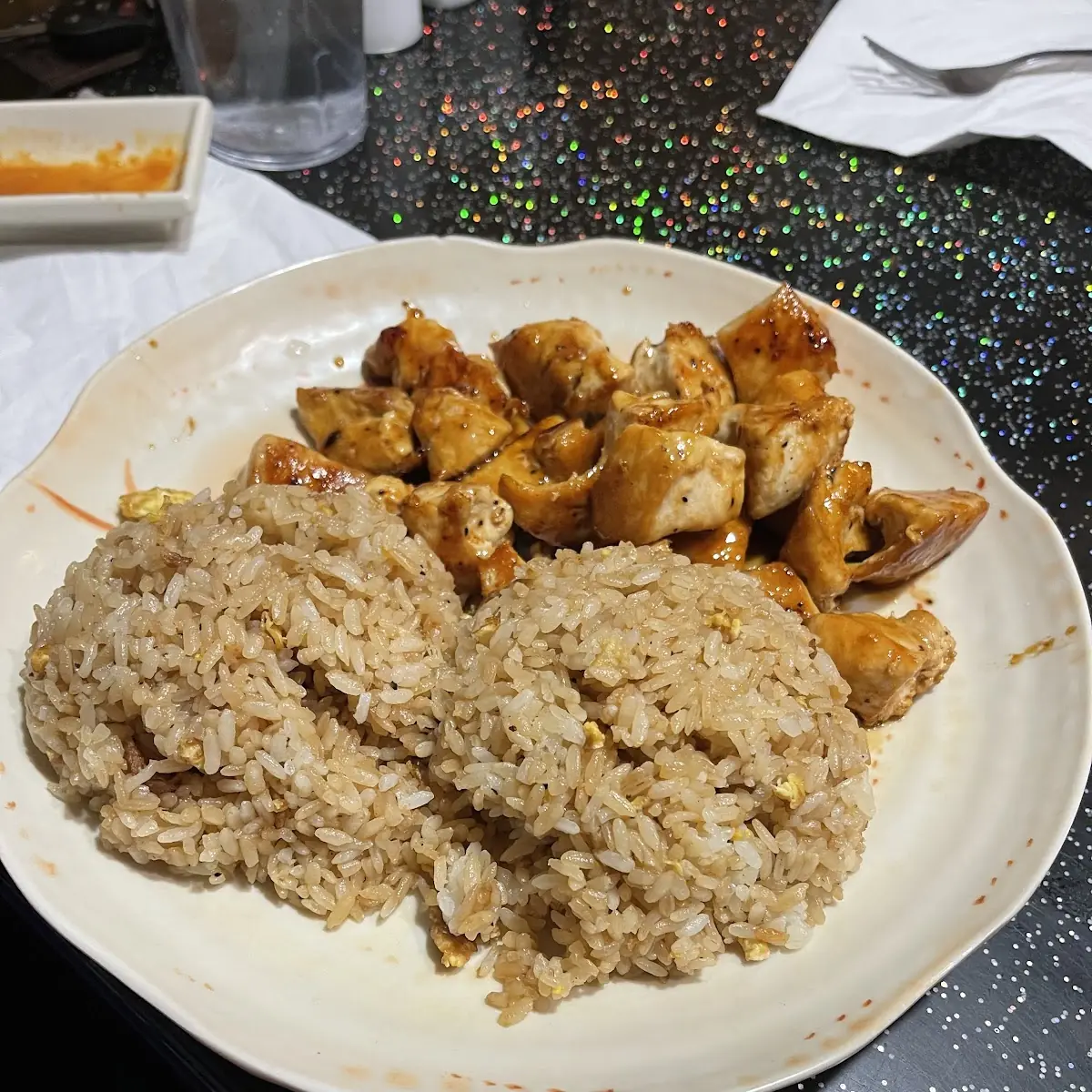 Hibachi Chicken w Double Rice