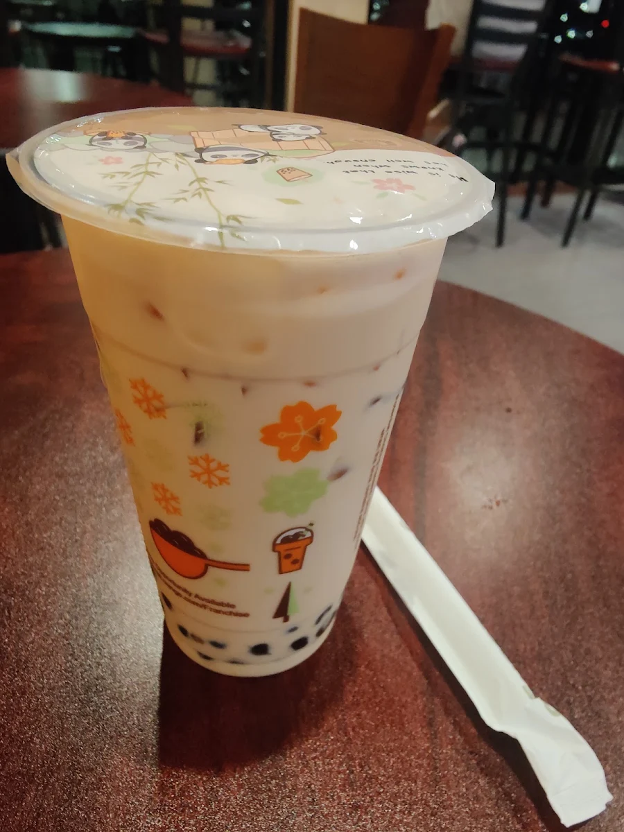 Pumpkin Chai Latte with Tapioca