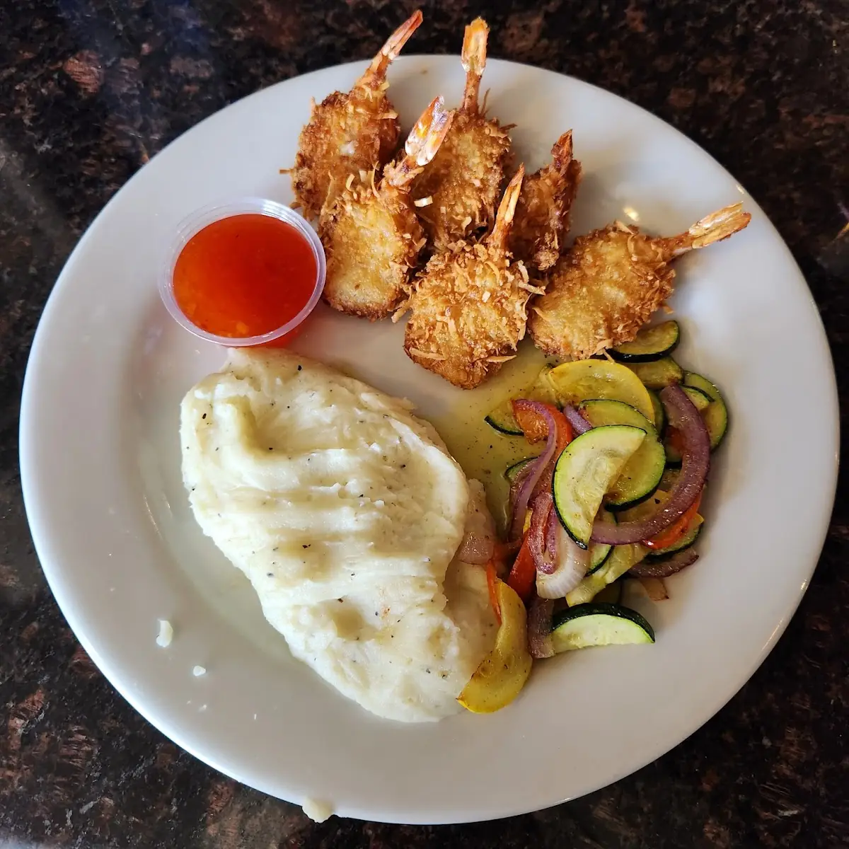 Coconut Shrimp Dinner
