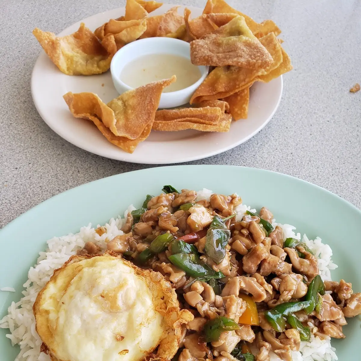 Thai Basil Chicken with Fried Egg