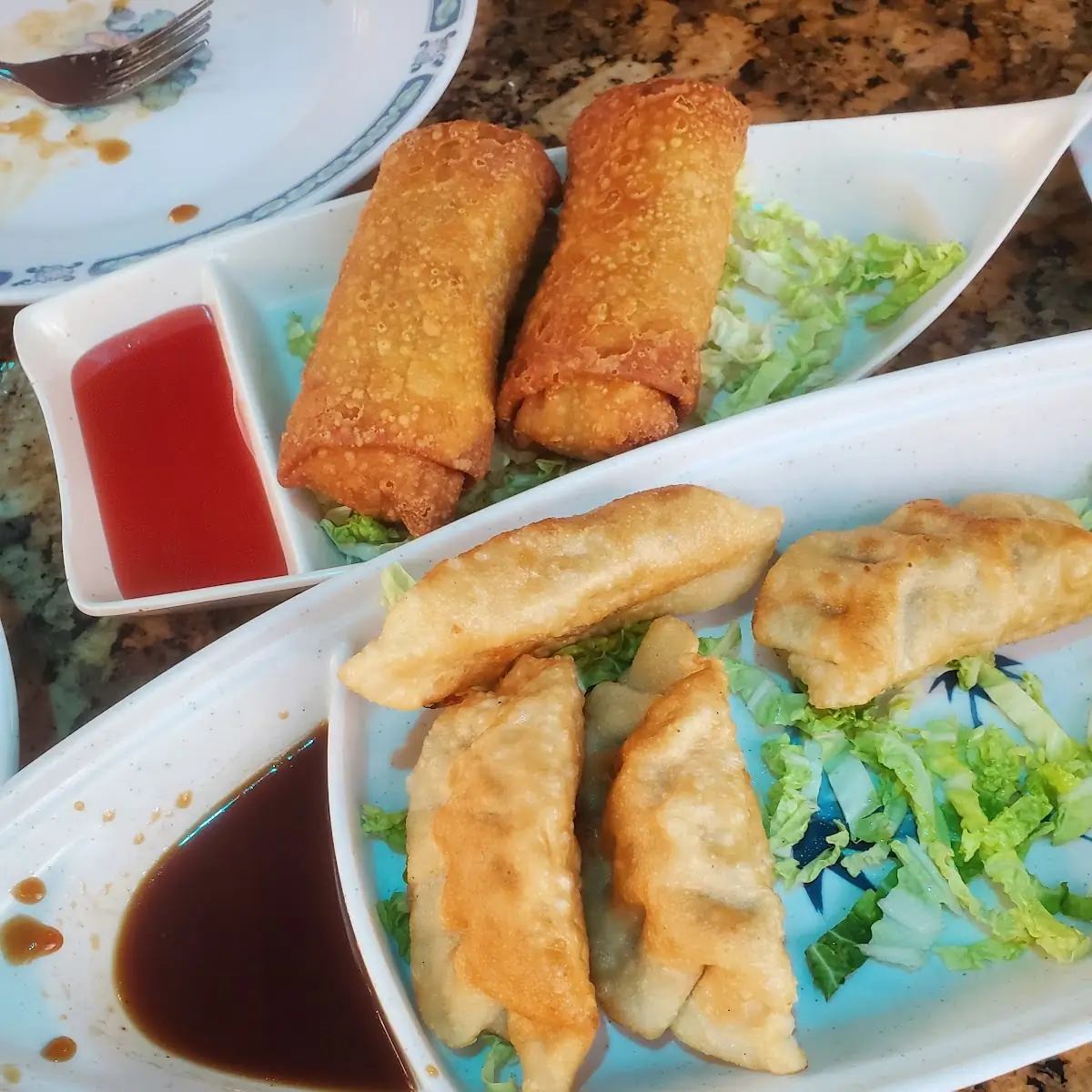Egg Rolls and Pot Stickers
