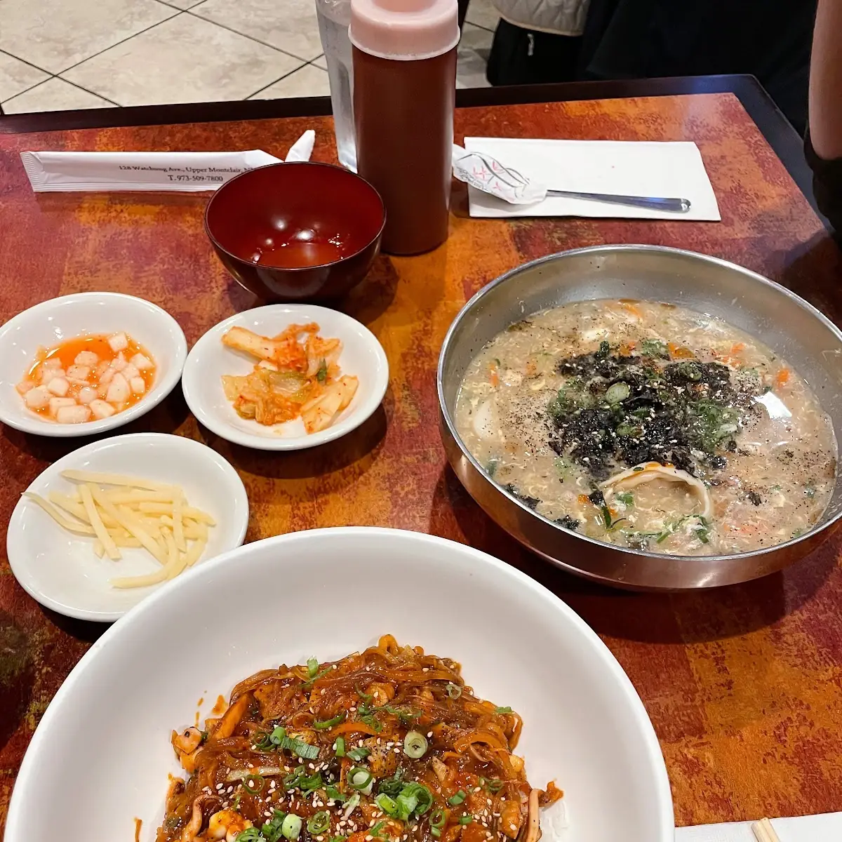 Banchan and Miso Soup