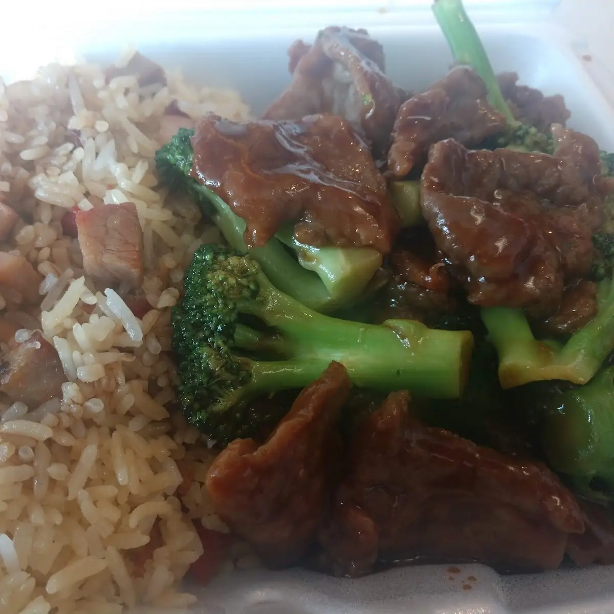 Roast Pork with Broccoli