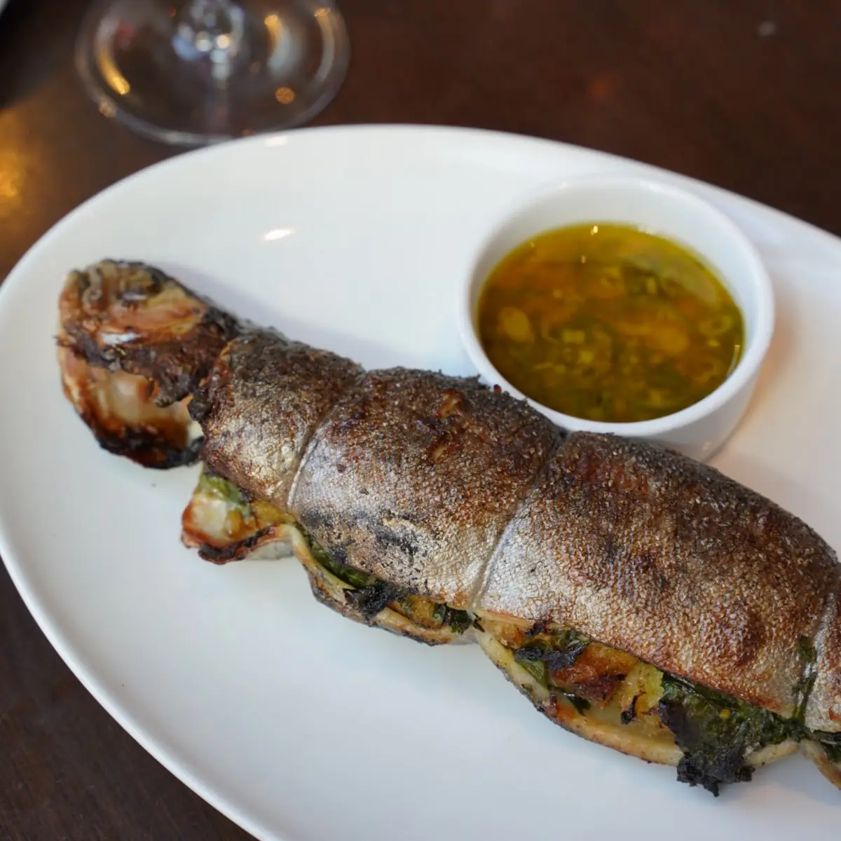 Wood Fired Whole Trout