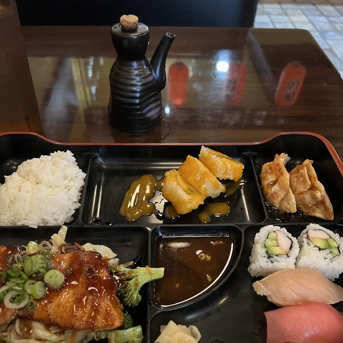 Salmon Teriyaki Bento