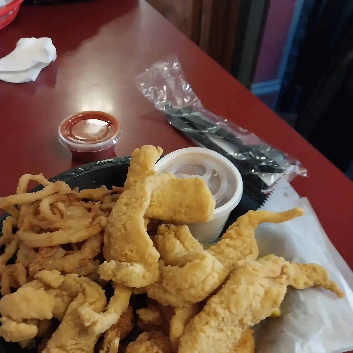 Fried Catfish and Shrimp Combo