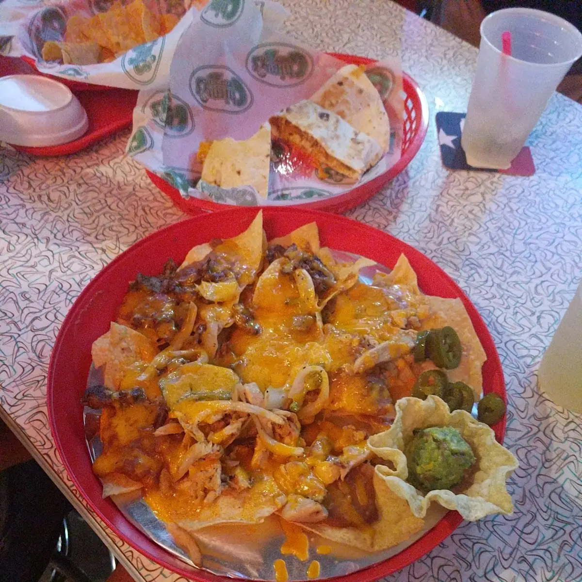 Beef and Chicken Nachos
