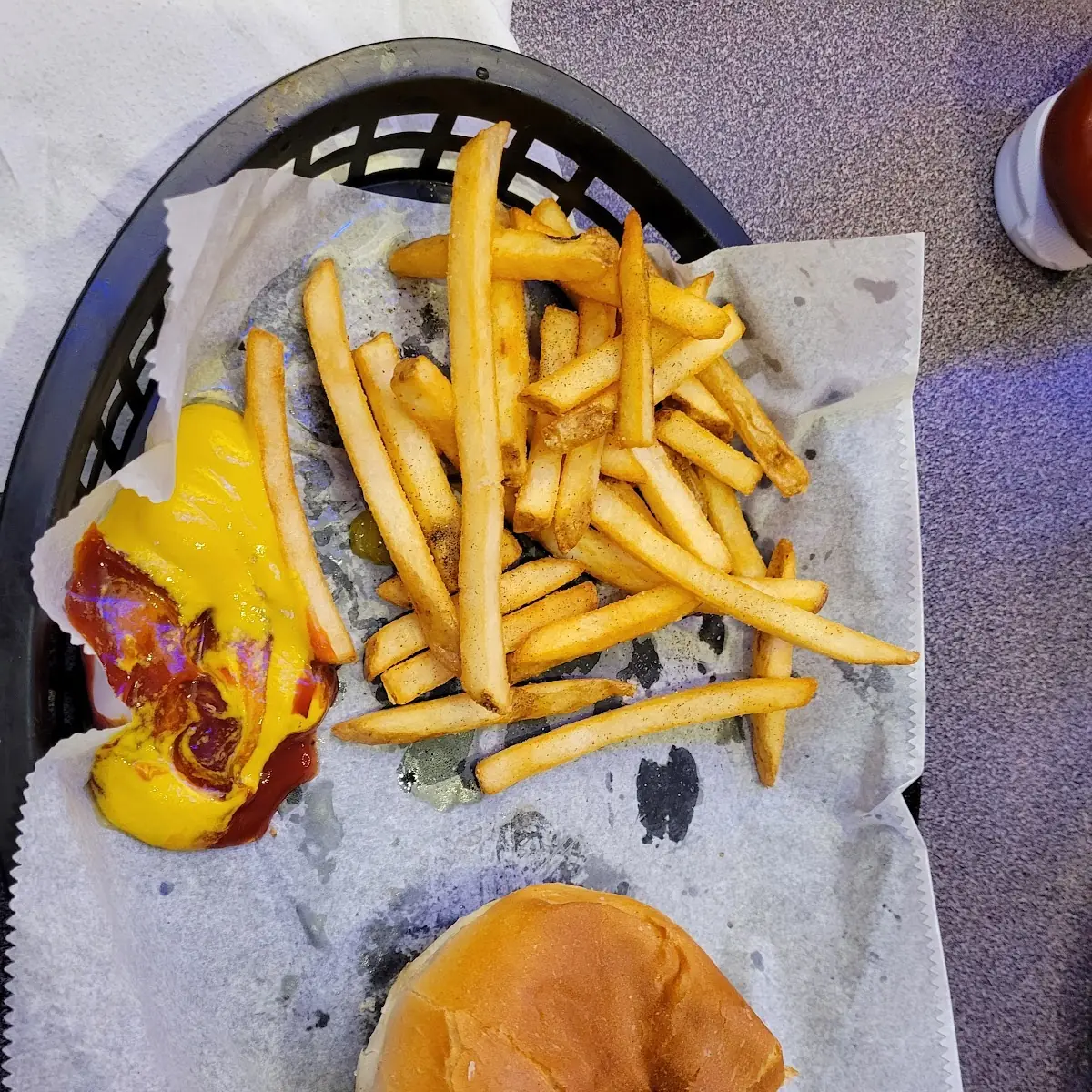 Cheeseburger and French Fries