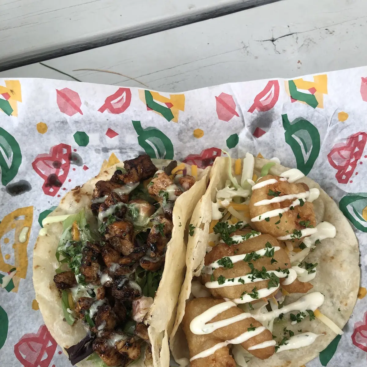 Grilled Shrimp and Chicken Tacos