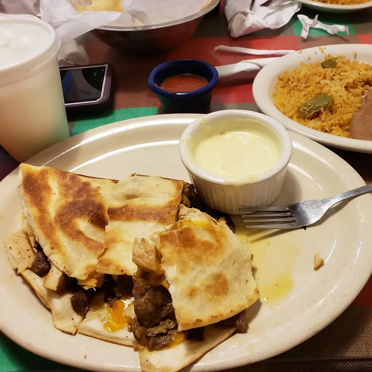 Chicken and Beef Quesadilla