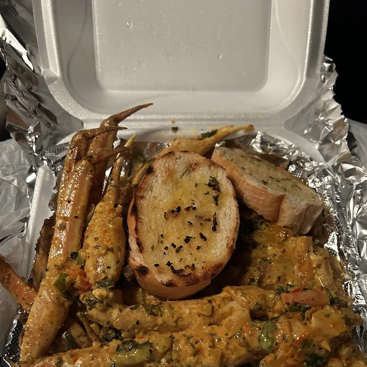 Crab Alfredo Pasta