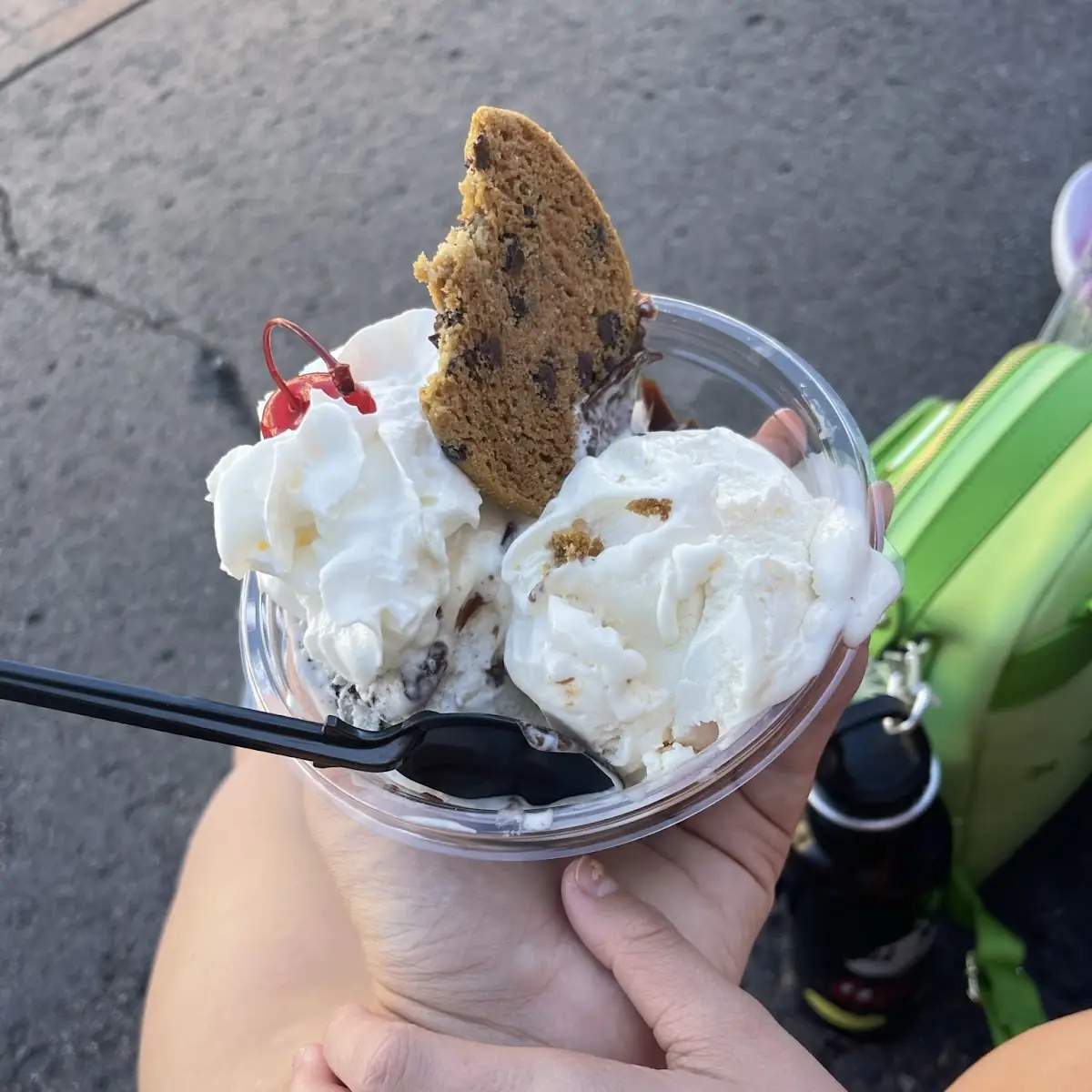 Chocolate Chip Cookie Sundae