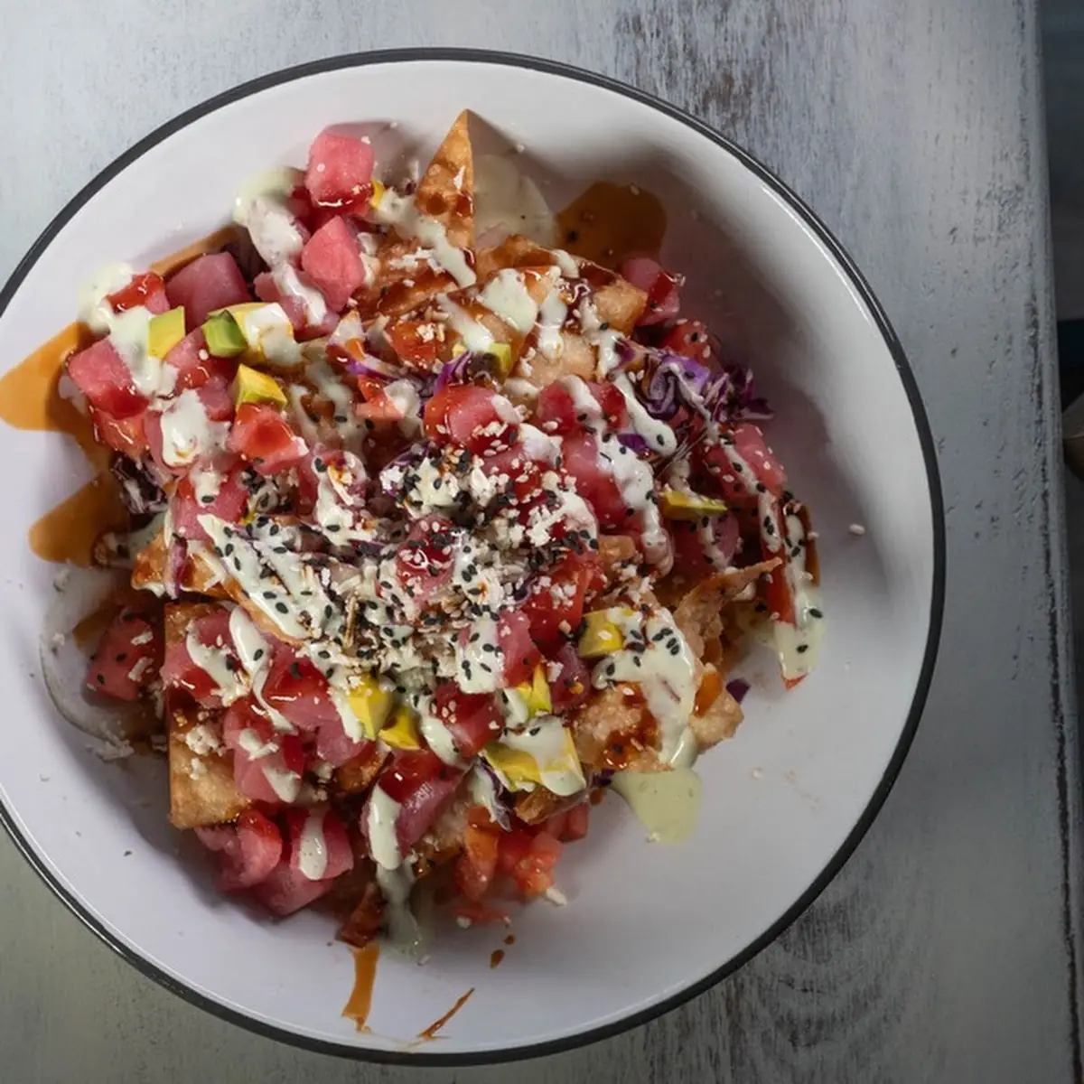Ahi Tuna Nachos