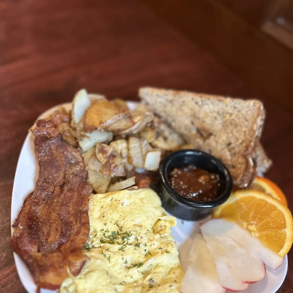 AJ Breakfast Sandwich with Home Fries