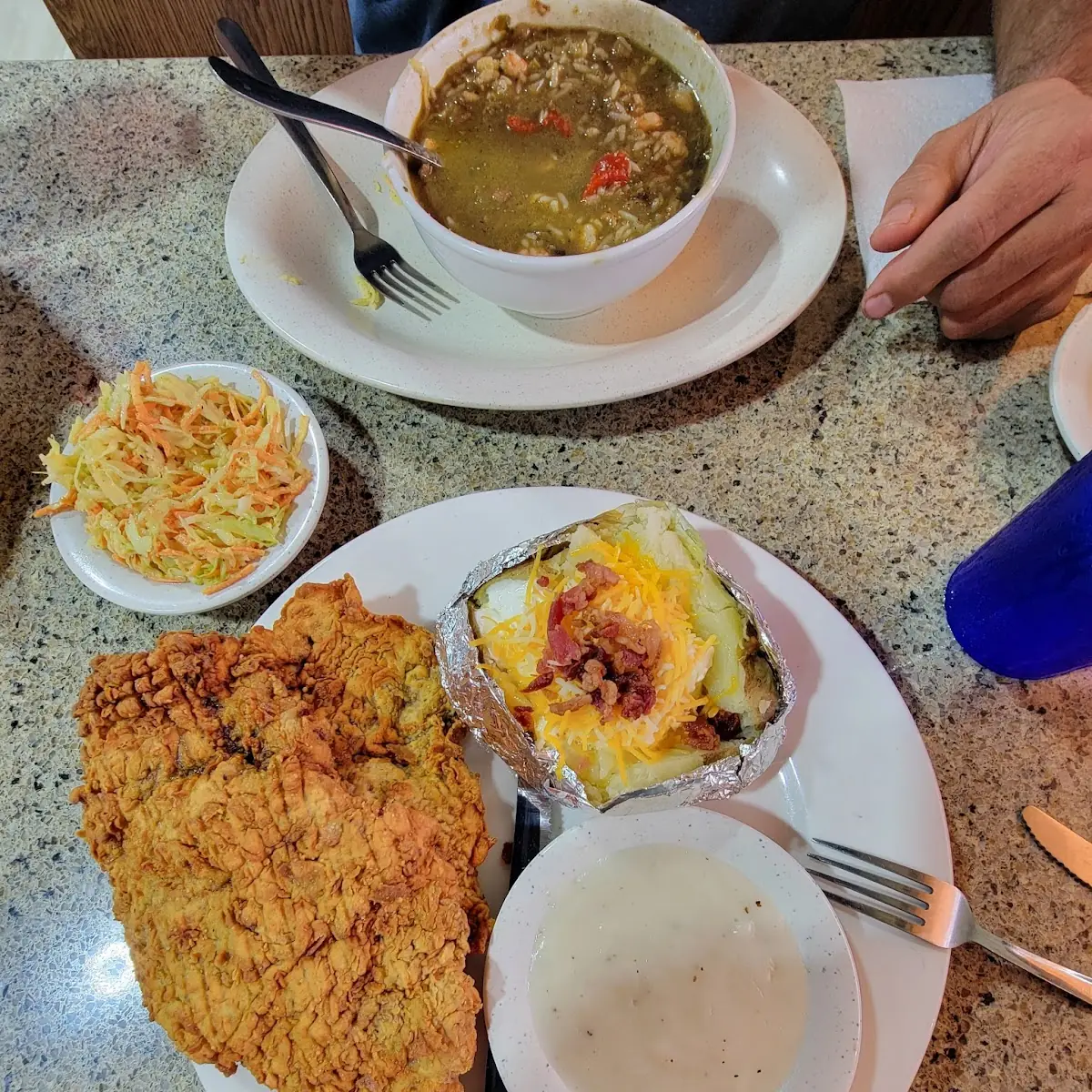 Country Fried Steak Dinner Portion