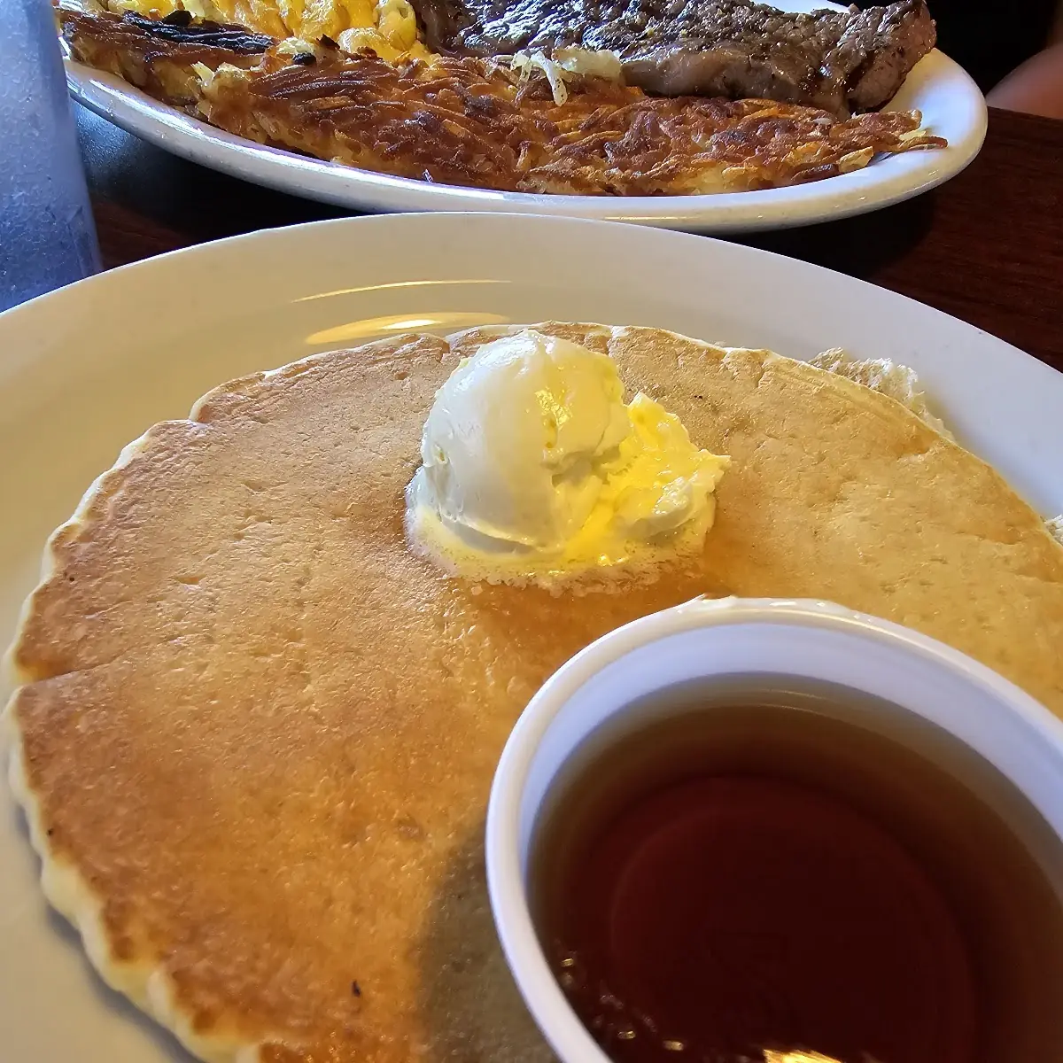Pancakes and Corned Beef Hash