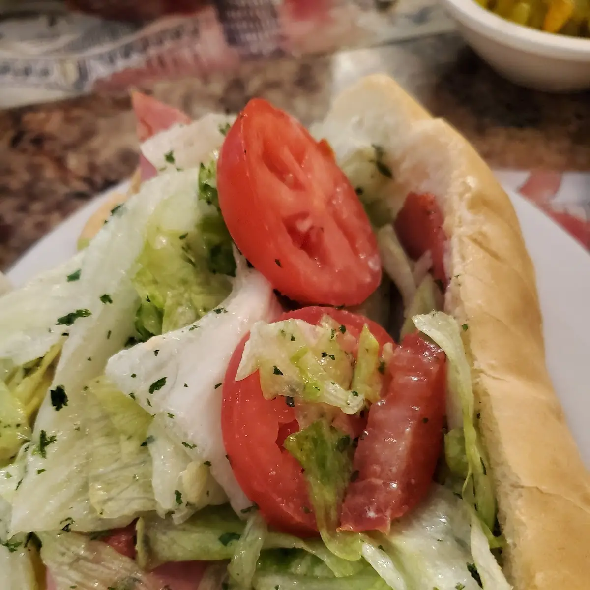 Hot Ham and Cheese Sub
