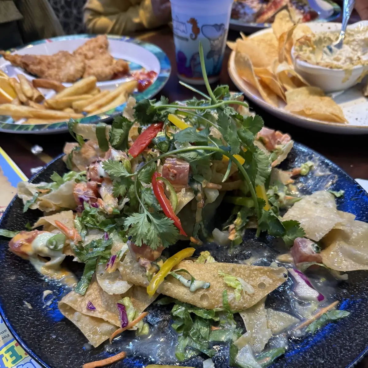 Ahi Tuna Nachos
