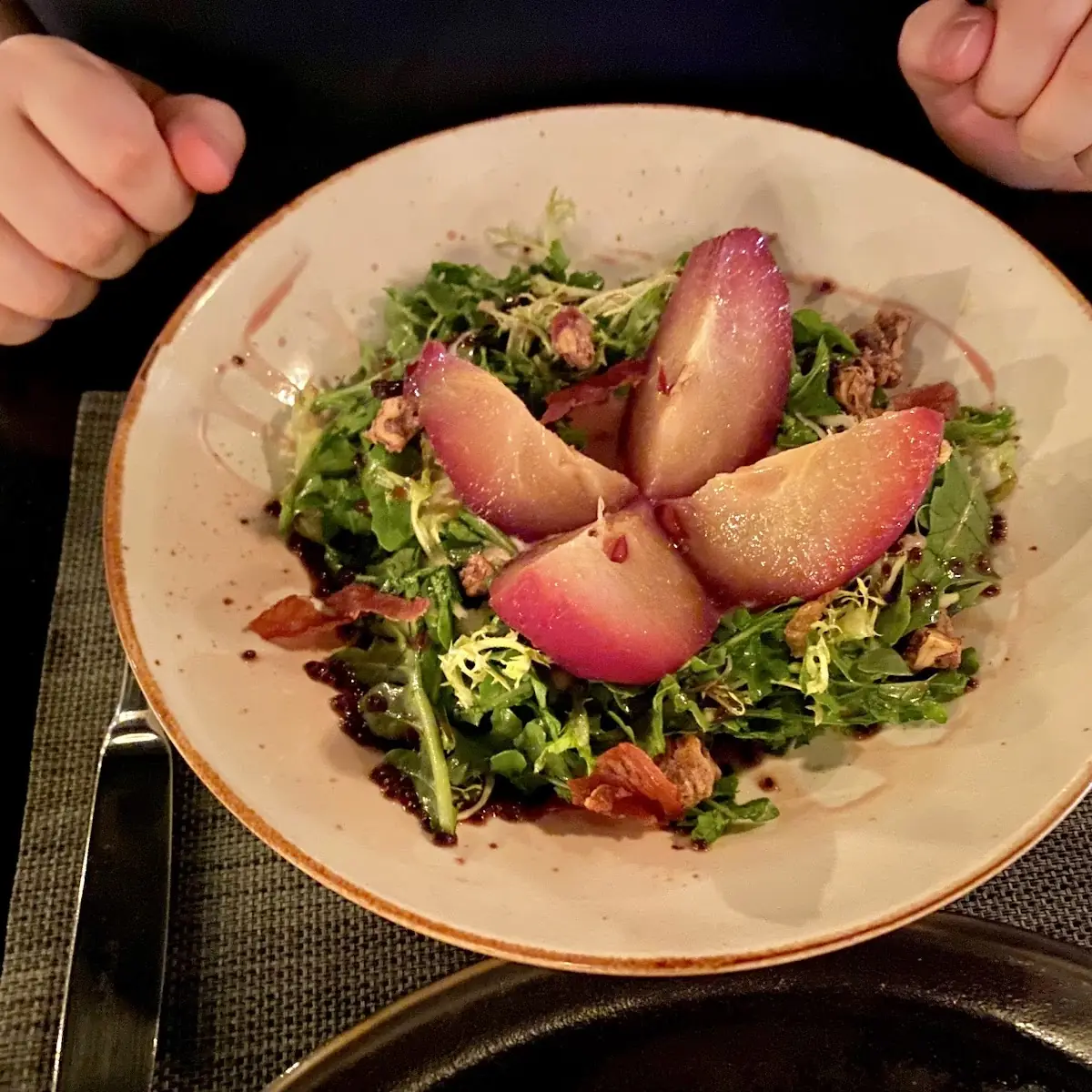 Poached Pear Salad