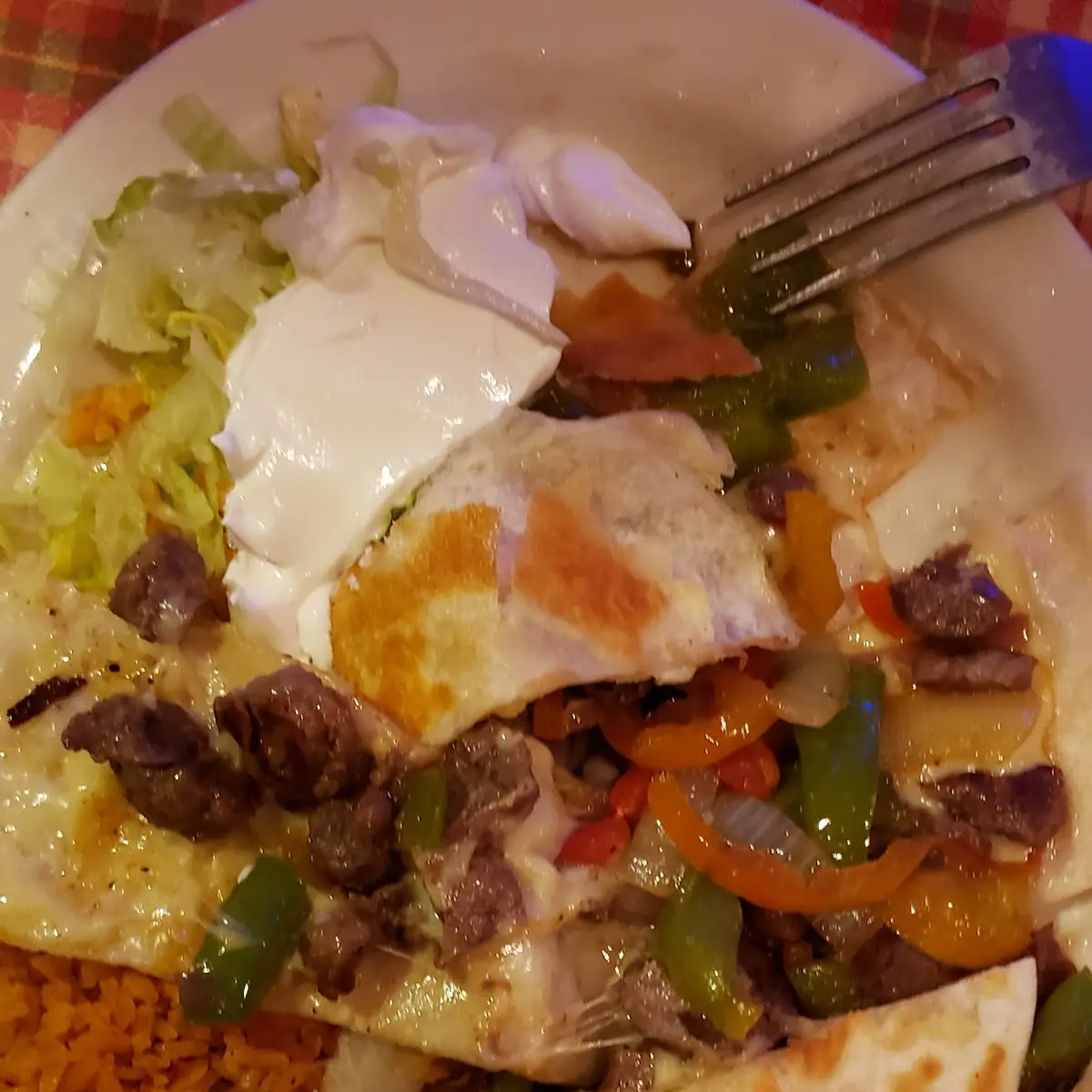 Quesadilla Grande with Grilled Vegetables