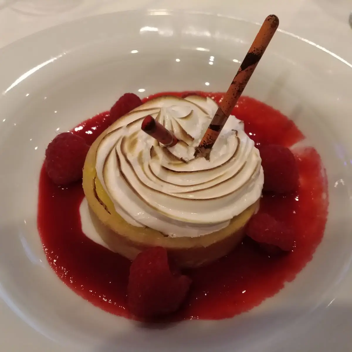 Key Lime Tart, Neros Steakhouse