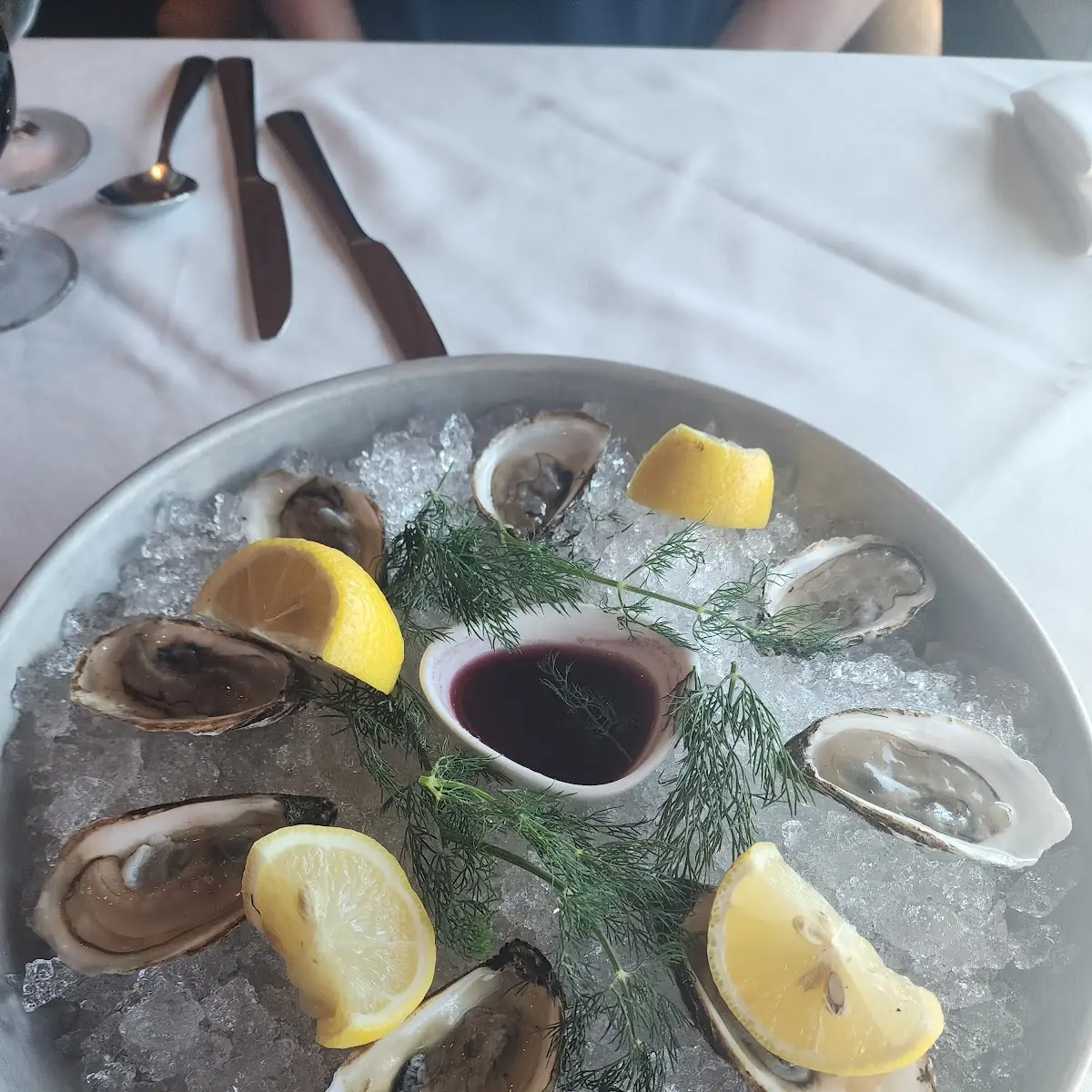 Oyster Platter, Neros Steakhouse