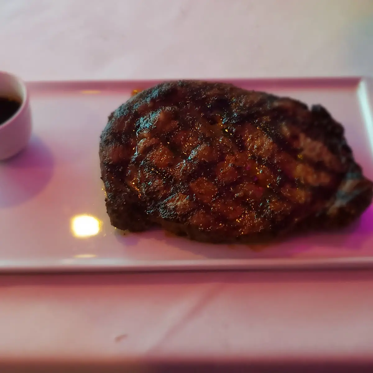 Ribeye Steak with Escargots, Neros Steakhouse