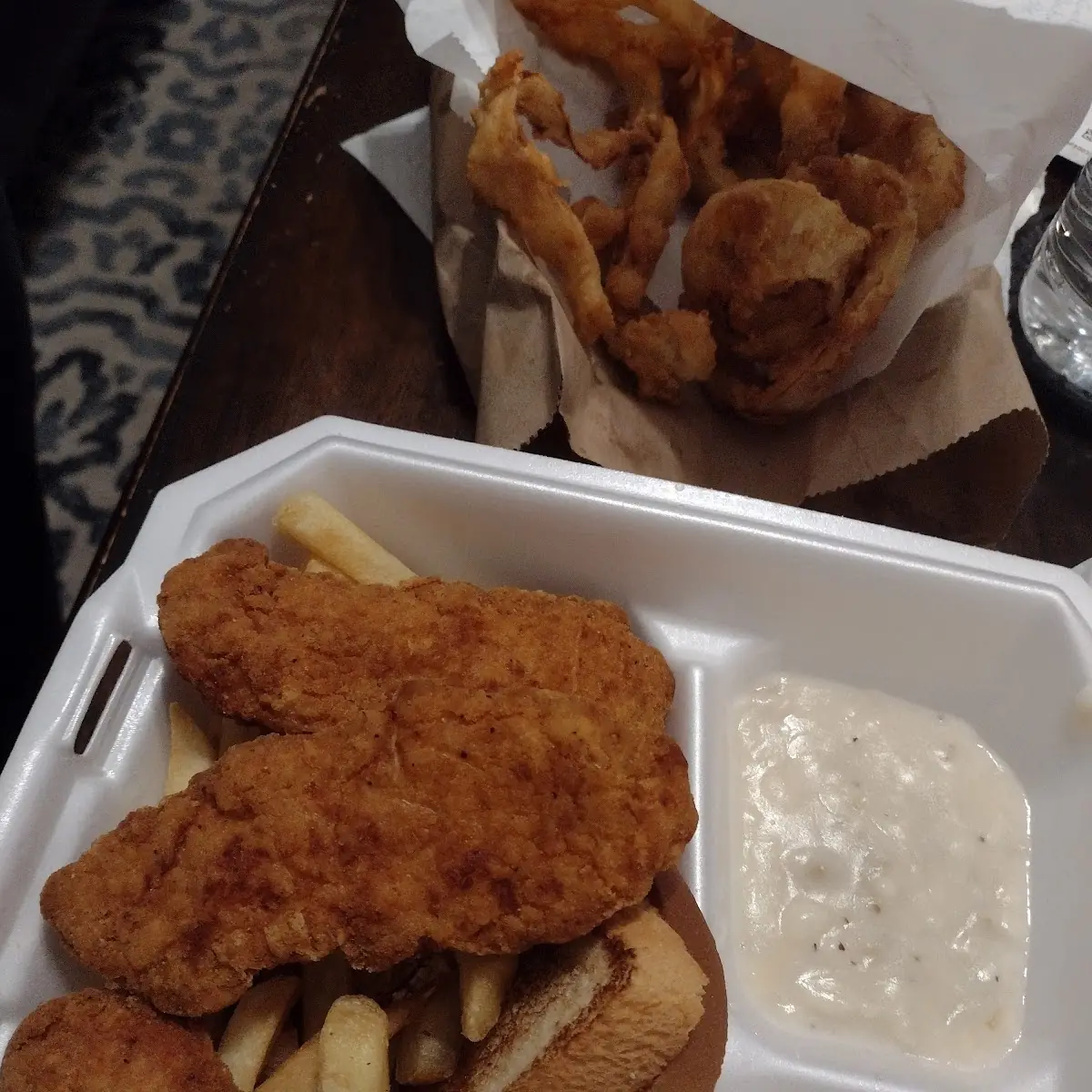 Chicken Strip Basket of Fries