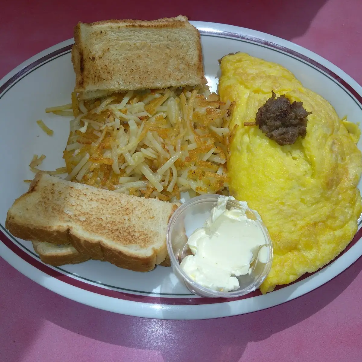 Philly Cheese Omelette