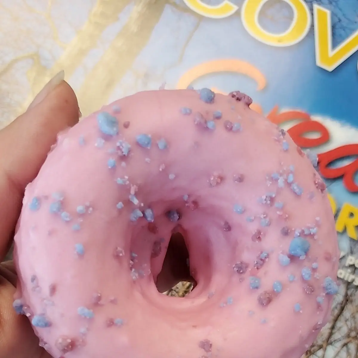 Cotton Candy Donut