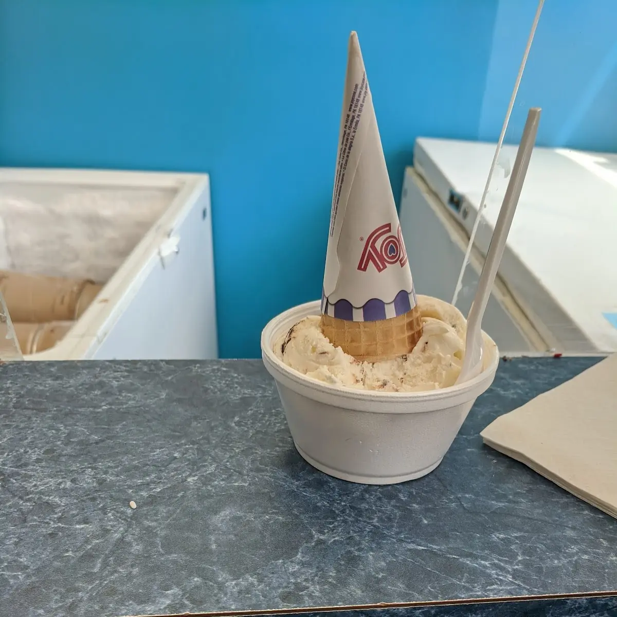Moose Traks with Sugar Cone