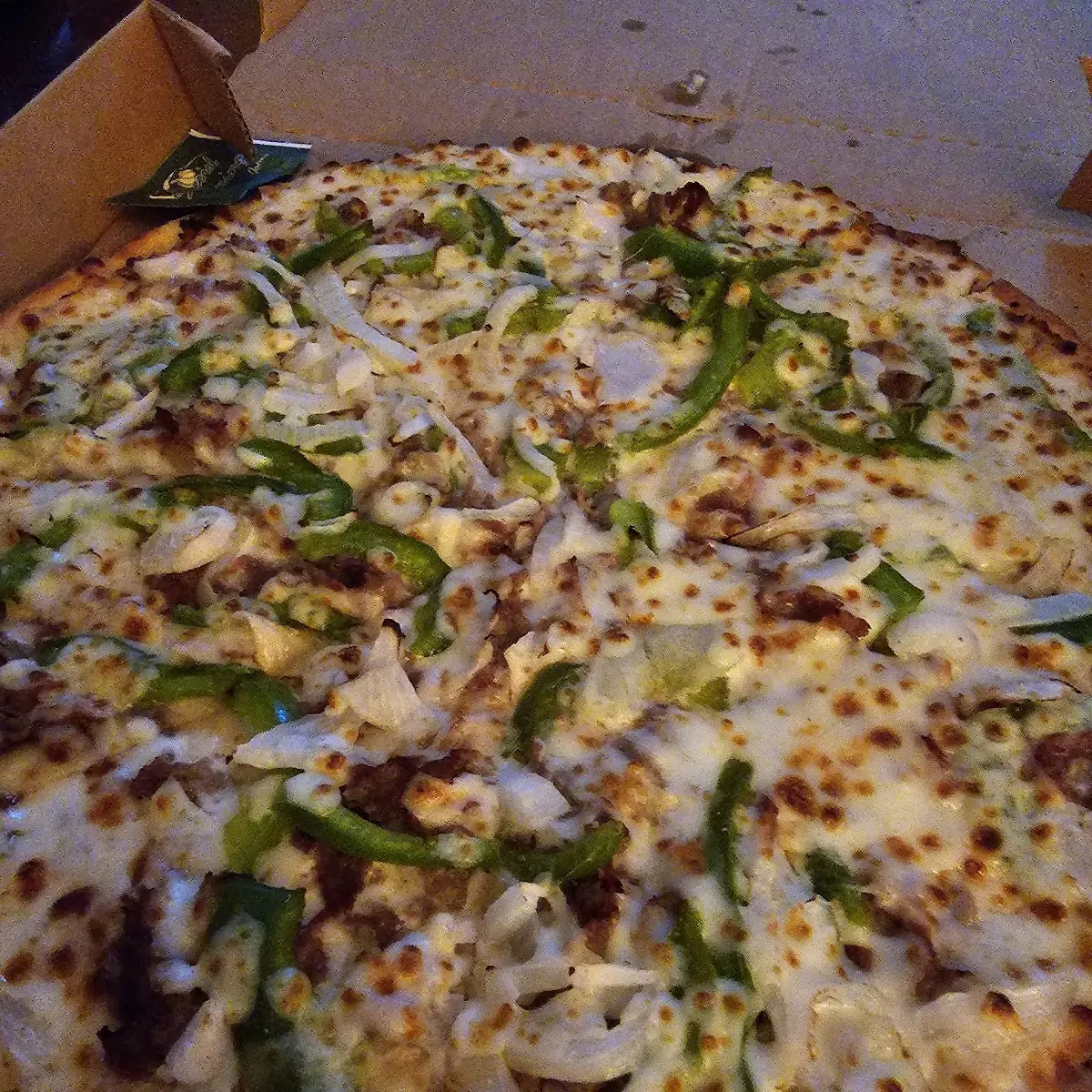 Philly Steak Pizza Thin Crust