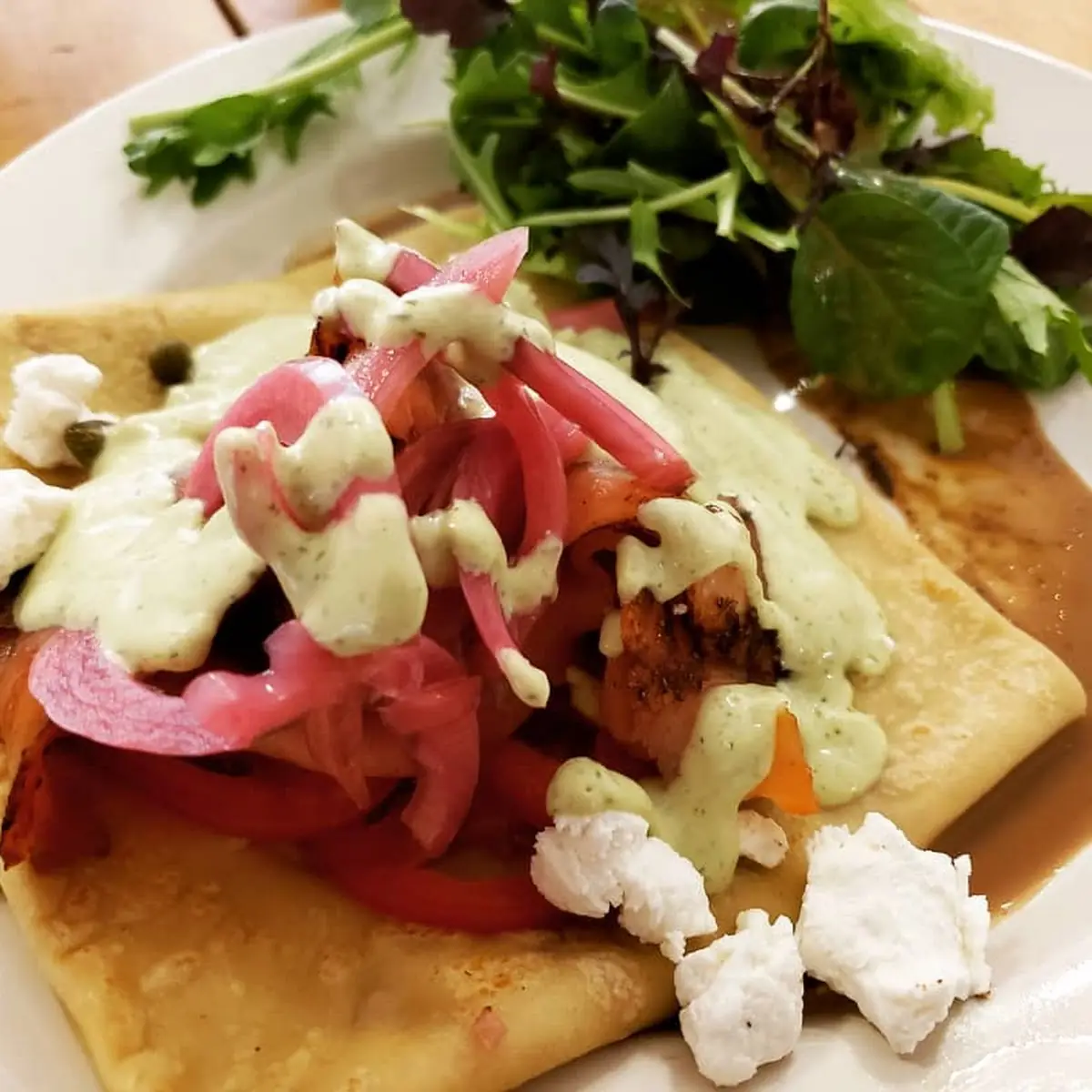 Smoked Salmon Crepe
