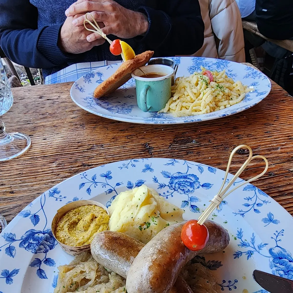 Bratwurst with Sauerkraut