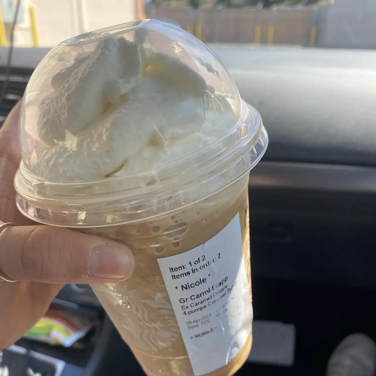 Caramel Frappe