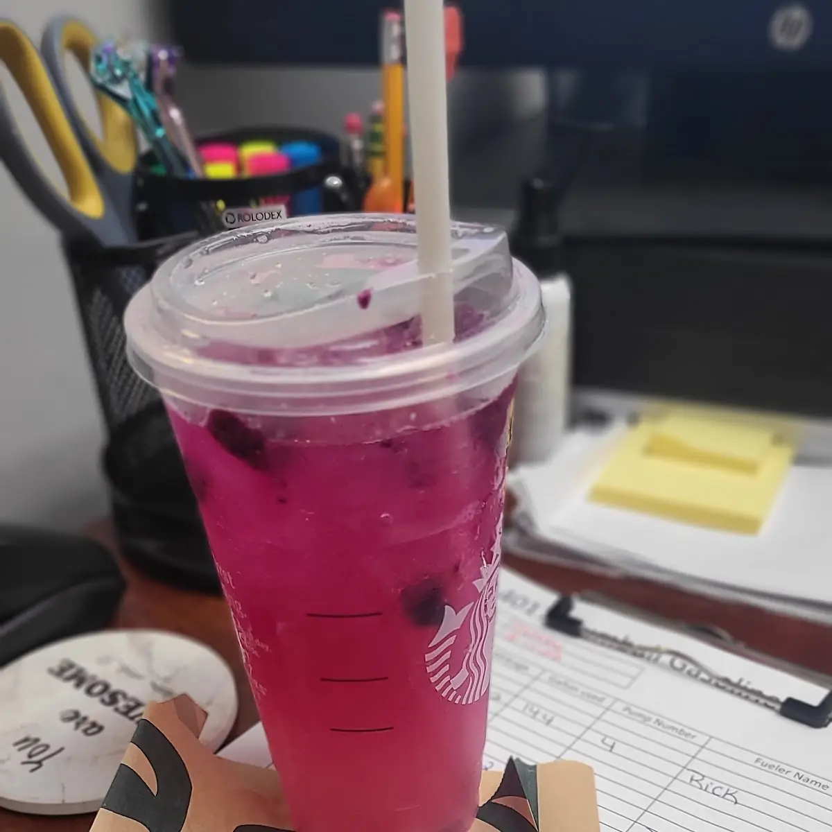 Mango Dragon Fruit Lemonade