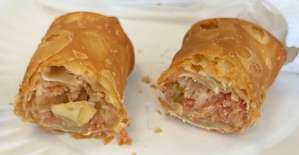 Roast Pork Egg Roll